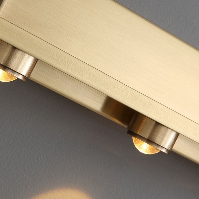 Linear LED Wall Light with Downward Spotlights - Arrielight
