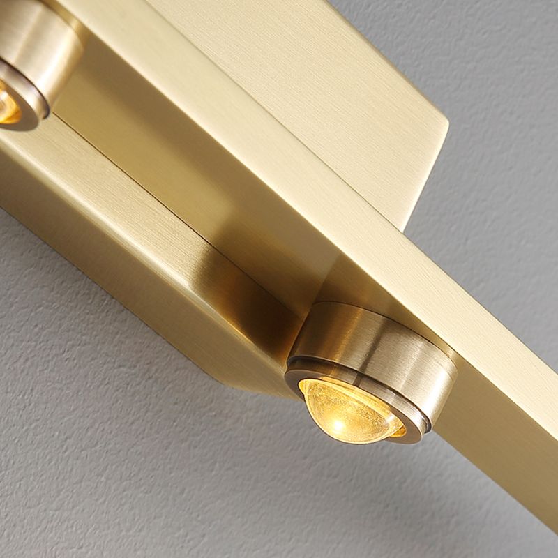 Linear LED Wall Light with Downward Spotlights - Arrielight