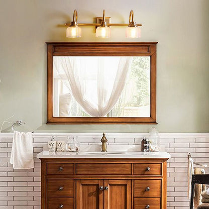 Ribbed Glass Wall Light with Arched Arms, 1, 2 or 3 Light - Arrielight
