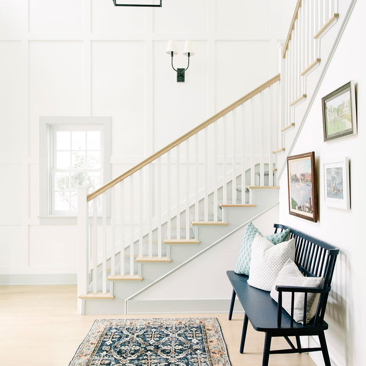 Tapered Fabric Shade Brass Wall Light - Arrielight