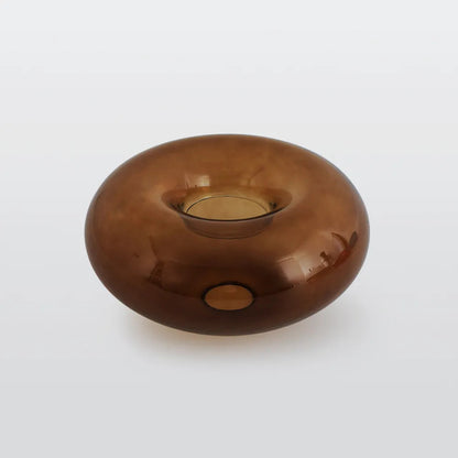 Tinted Glass Dome Flush Ceiling Light, 1 Light - Arrielight