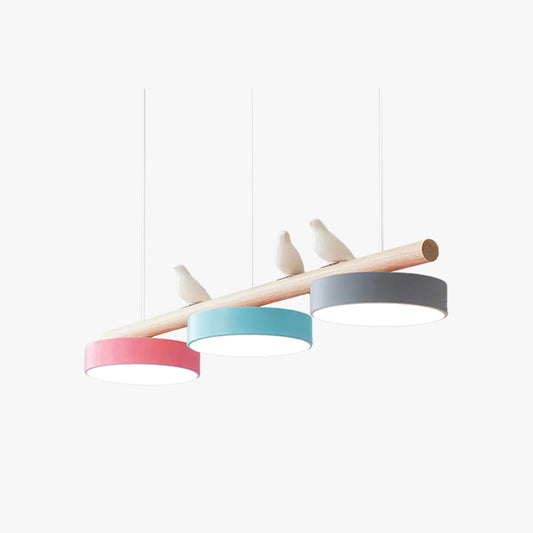 Scandinavian Wood Beam 3 Light Linear Ceiling Pendant - Arrielight