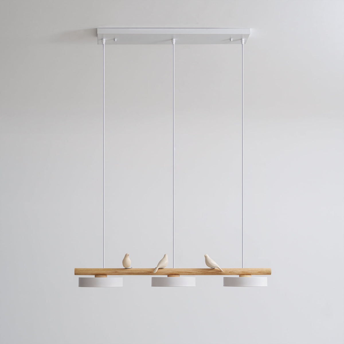 Scandinavian Wood Beam 3 Light Linear Ceiling Pendant - Arrielight