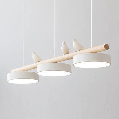 Scandinavian Wood Beam 3 Light Linear Ceiling Pendant - Arrielight