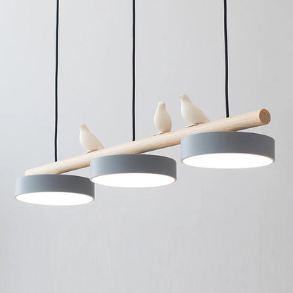 Scandinavian Wood Beam 3 Light Linear Ceiling Pendant - Arrielight
