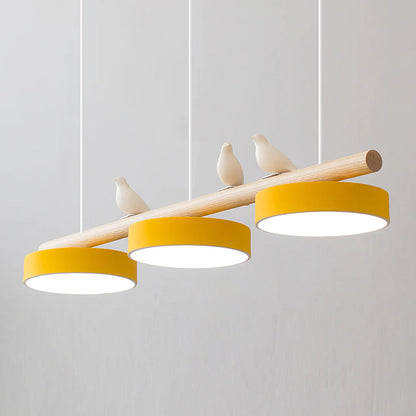 Scandinavian Wood Beam 3 Light Linear Ceiling Pendant - Arrielight