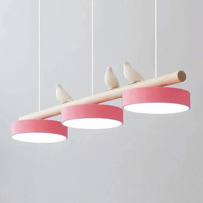 Scandinavian Wood Beam 3 Light Linear Ceiling Pendant - Arrielight