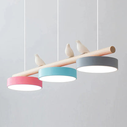 Scandinavian Wood Beam 3 Light Linear Ceiling Pendant - Arrielight