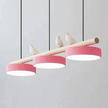 Scandinavian Wood Beam 3 Light Linear Ceiling Pendant - Arrielight