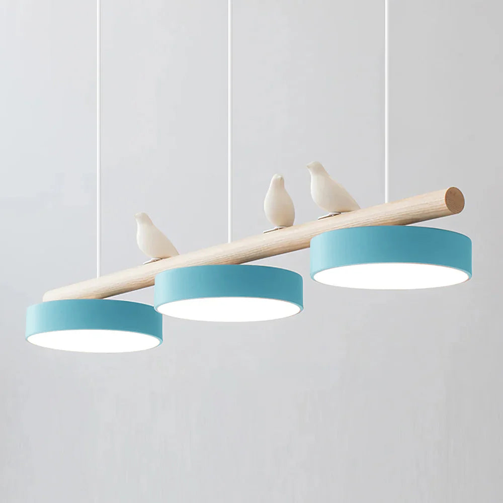 Scandinavian Wood Beam 3 Light Linear Ceiling Pendant - Arrielight