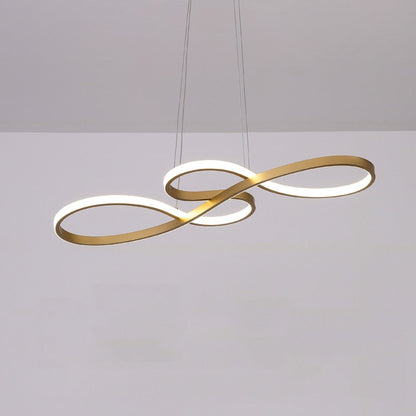 Sculptural Looped LED Ceiling Pendant - Arrielight