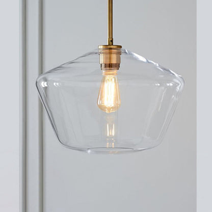 Faceted Diamond Glass Ceiling Pendant - Arrielight