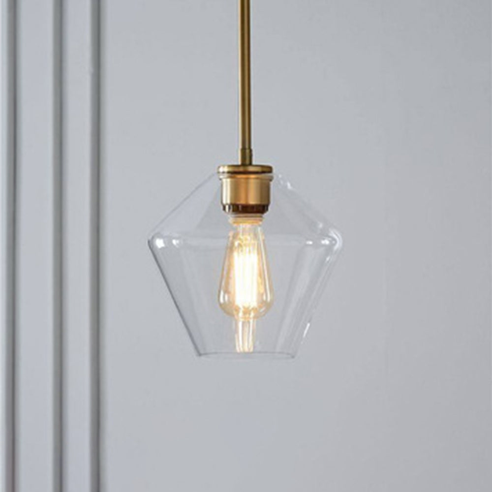 Faceted Diamond Glass Ceiling Pendant - Arrielight