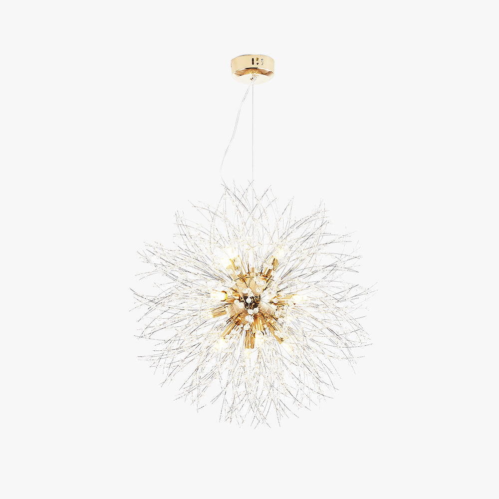 Dandelion Burst Crystal Effect Chandelier, Acrylic Beads - Arrielight
