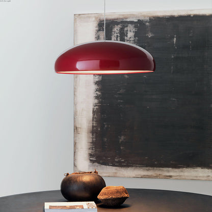 Wide Dome Metal Ceiling Pendant Light - Arrielight