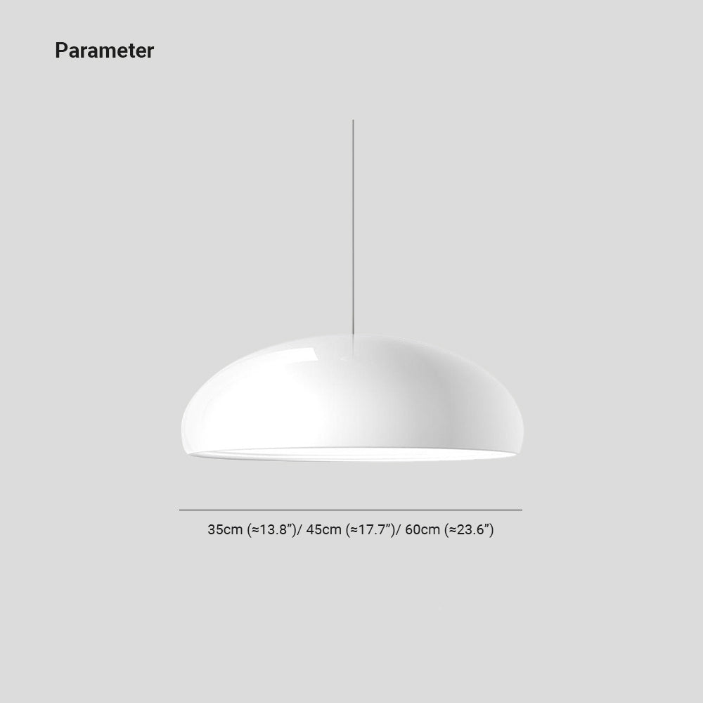 Wide Dome Metal Ceiling Pendant Light - Arrielight