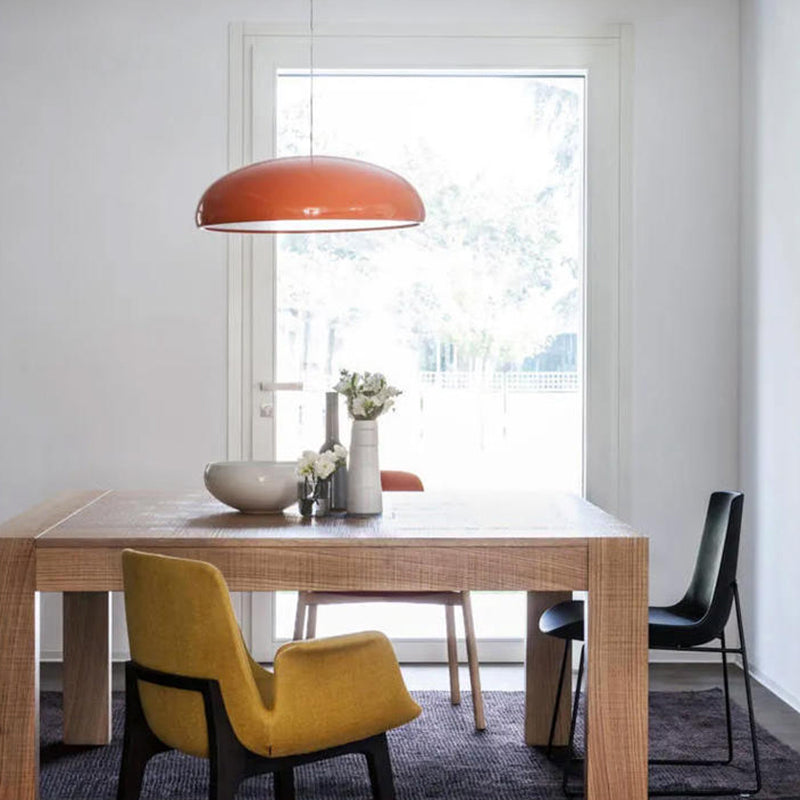 Wide Dome Metal Ceiling Pendant Light - Arrielight