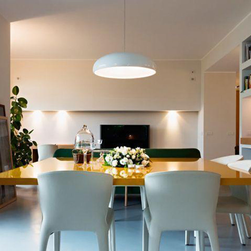 Wide Dome Metal Ceiling Pendant Light - Arrielight