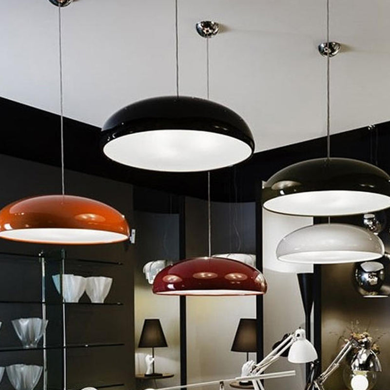 Wide Dome Metal Ceiling Pendant Light - Arrielight