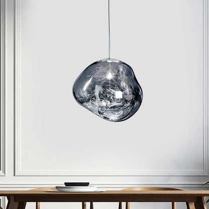Molten Mirrored Acrylic Ceiling Pendant - Arrielight