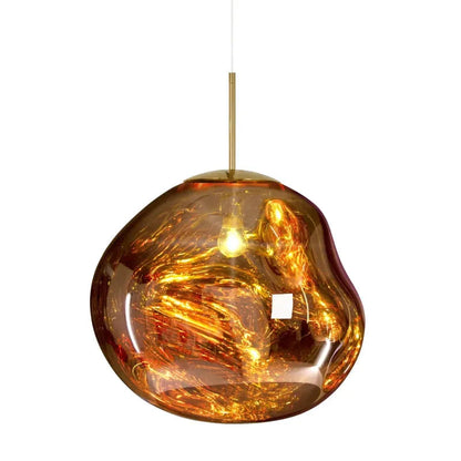 Molten Mirrored Acrylic Ceiling Pendant - Arrielight