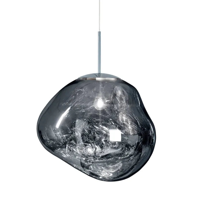 Molten Mirrored Acrylic Ceiling Pendant - Arrielight