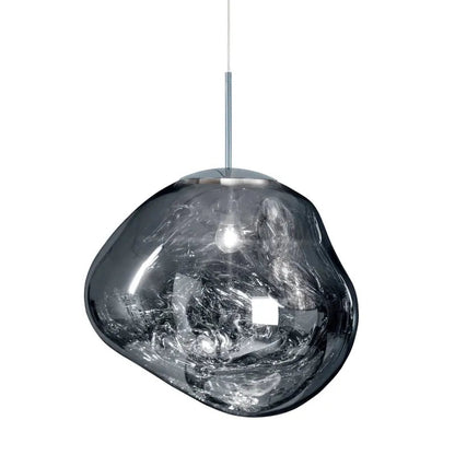 Molten Mirrored Acrylic Ceiling Pendant - Arrielight