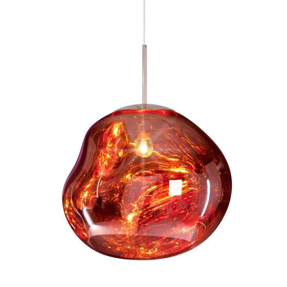 Molten Mirrored Acrylic Ceiling Pendant - Arrielight