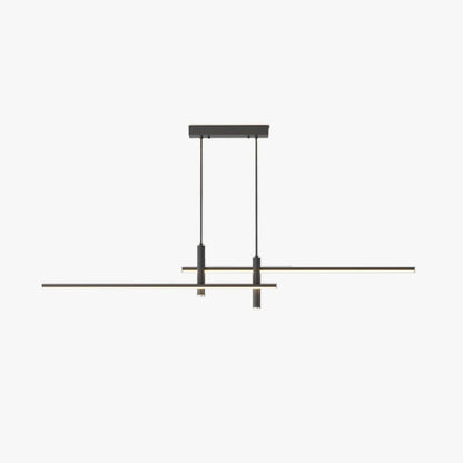 Crossed Linear Bar LED Ceiling Pendant - Arrielight