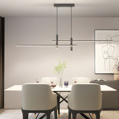 Crossed Linear Bar LED Ceiling Pendant - Arrielight