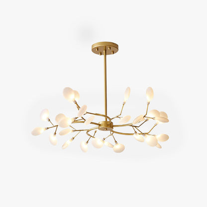 Branching Frosted Glass Chandelier, Multi-Light Ceiling Light - Arrielight