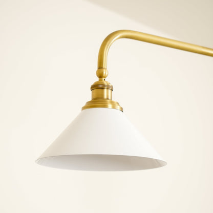 Twin Cone Shade Retro Linear Ceiling Pendant - Arrielight