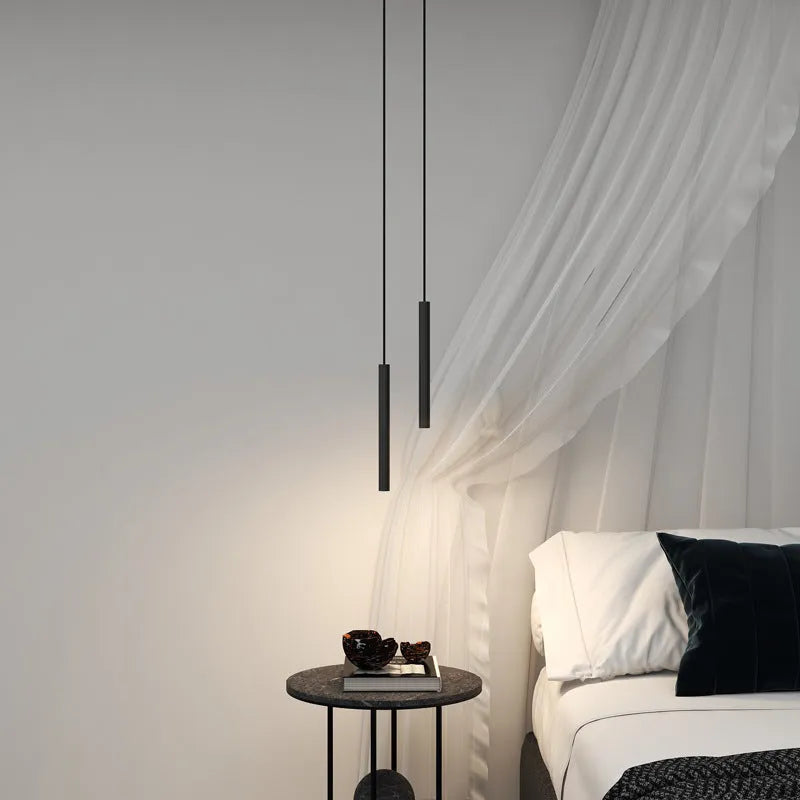 Slim Metal Tube LED Ceiling Pendant - Arrielight