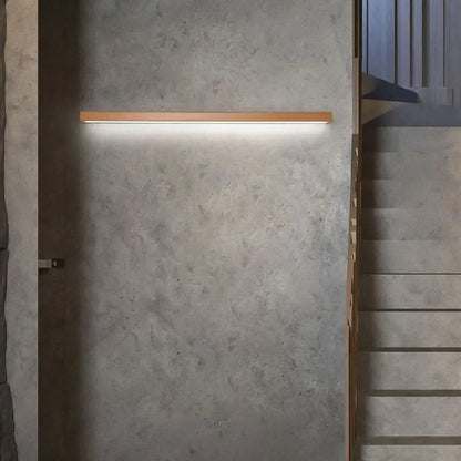 Linear Wood and Acrylic LED Wall Light for Mirrors - Arrielight