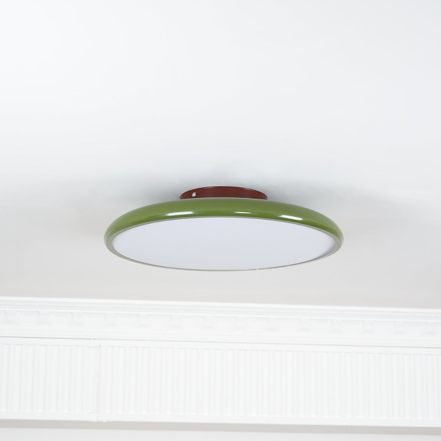 Slim Disc Tilting LED Semi-Flush Ceiling Light - Arrielight