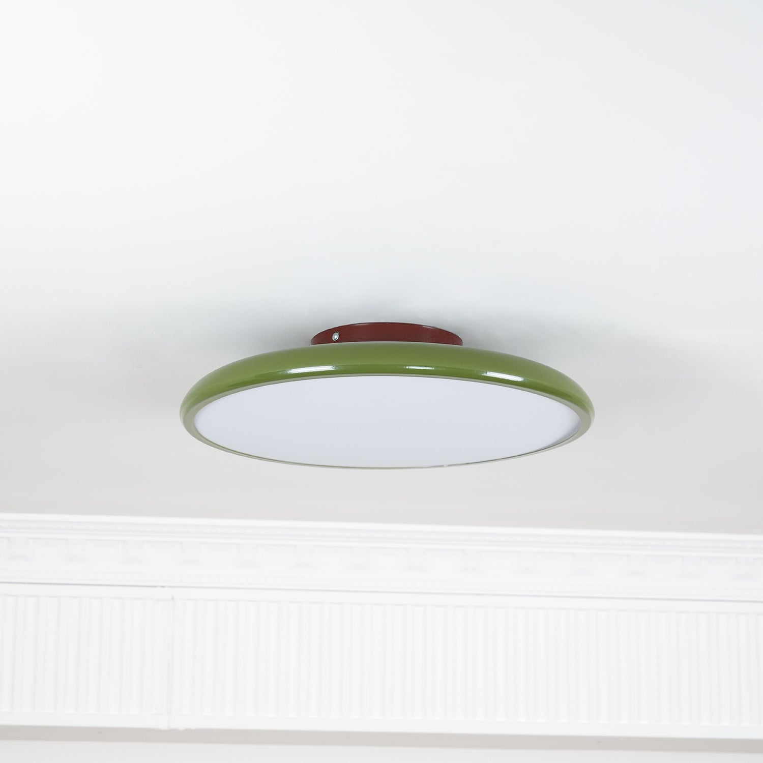Slim Disc Tilting LED Semi-Flush Ceiling Light - Arrielight