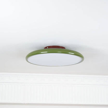 Slim Disc Tilting LED Semi-Flush Ceiling Light - Arrielight