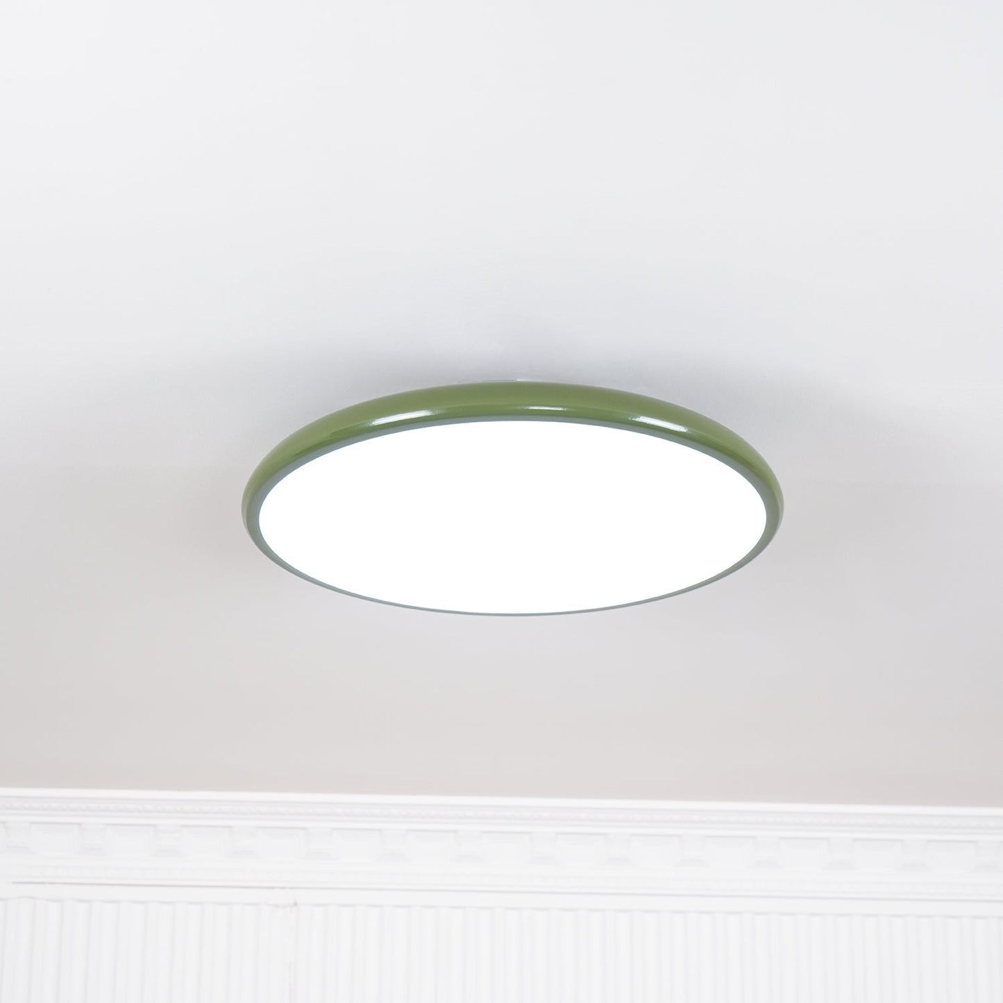 Slim Disc Tilting LED Semi-Flush Ceiling Light - Arrielight