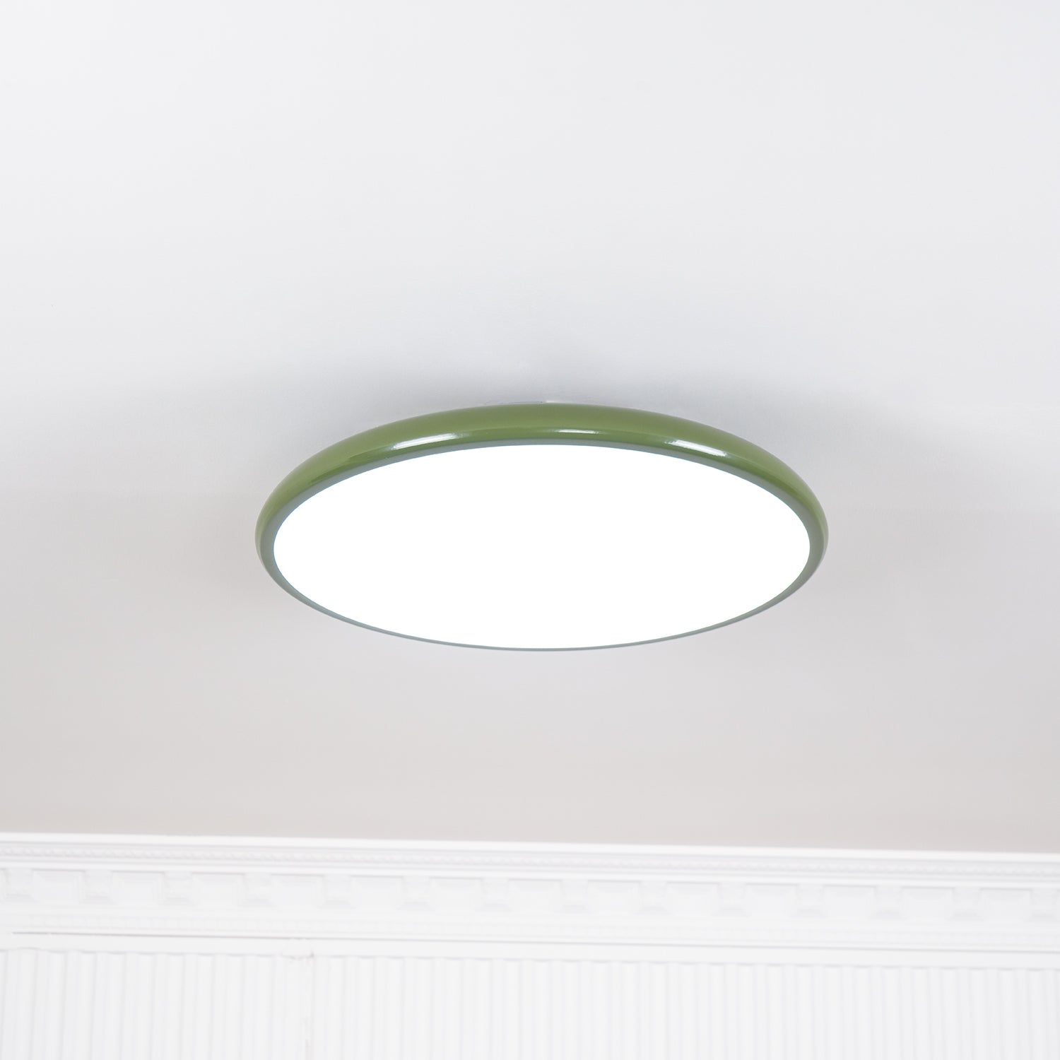 Slim Disc Tilting LED Semi-Flush Ceiling Light - Arrielight