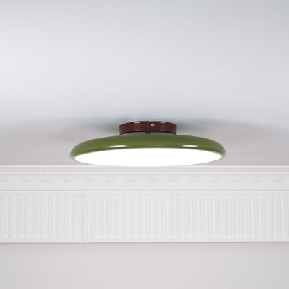 Slim Disc Tilting LED Semi-Flush Ceiling Light - Arrielight