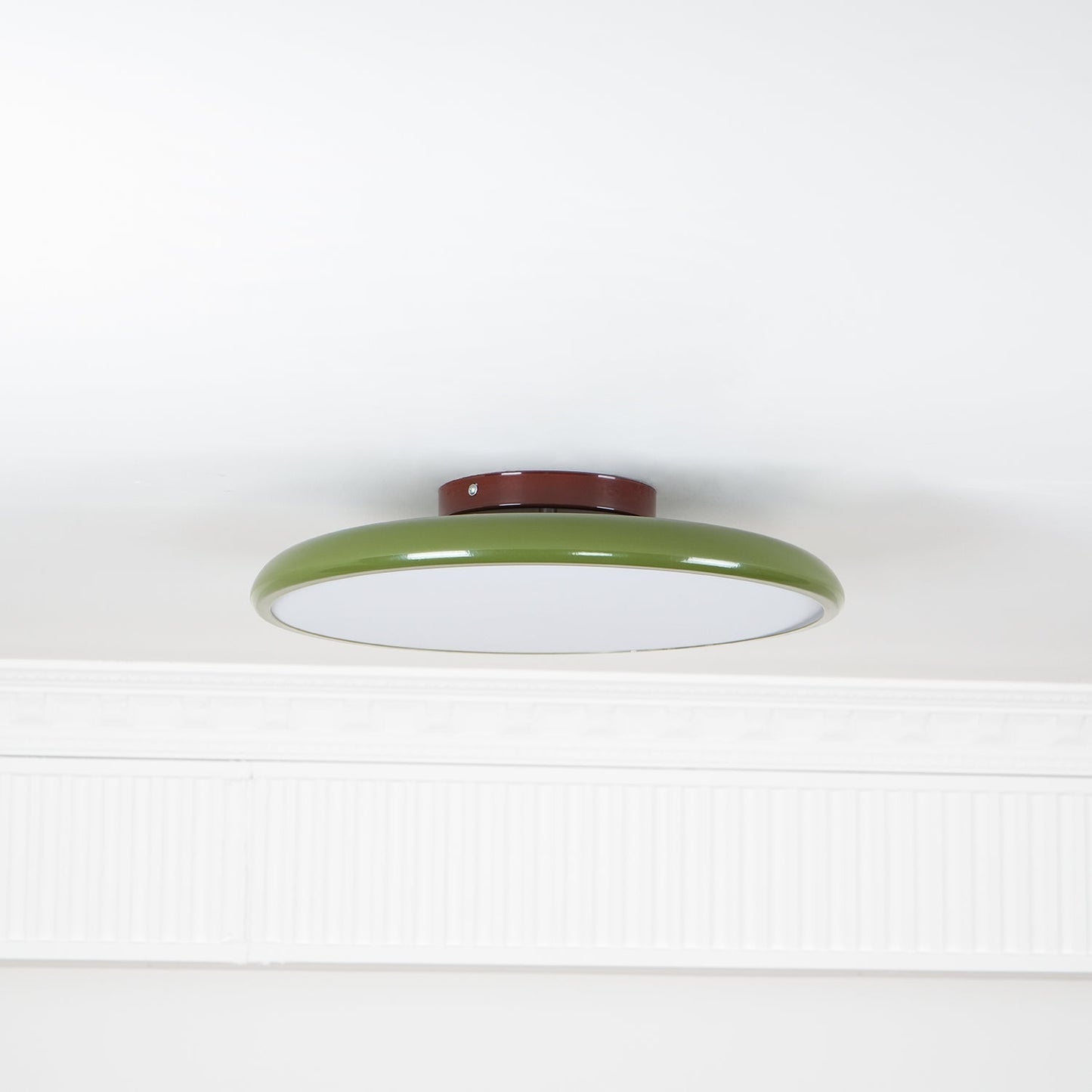 Slim Disc Tilting LED Semi-Flush Ceiling Light - Arrielight
