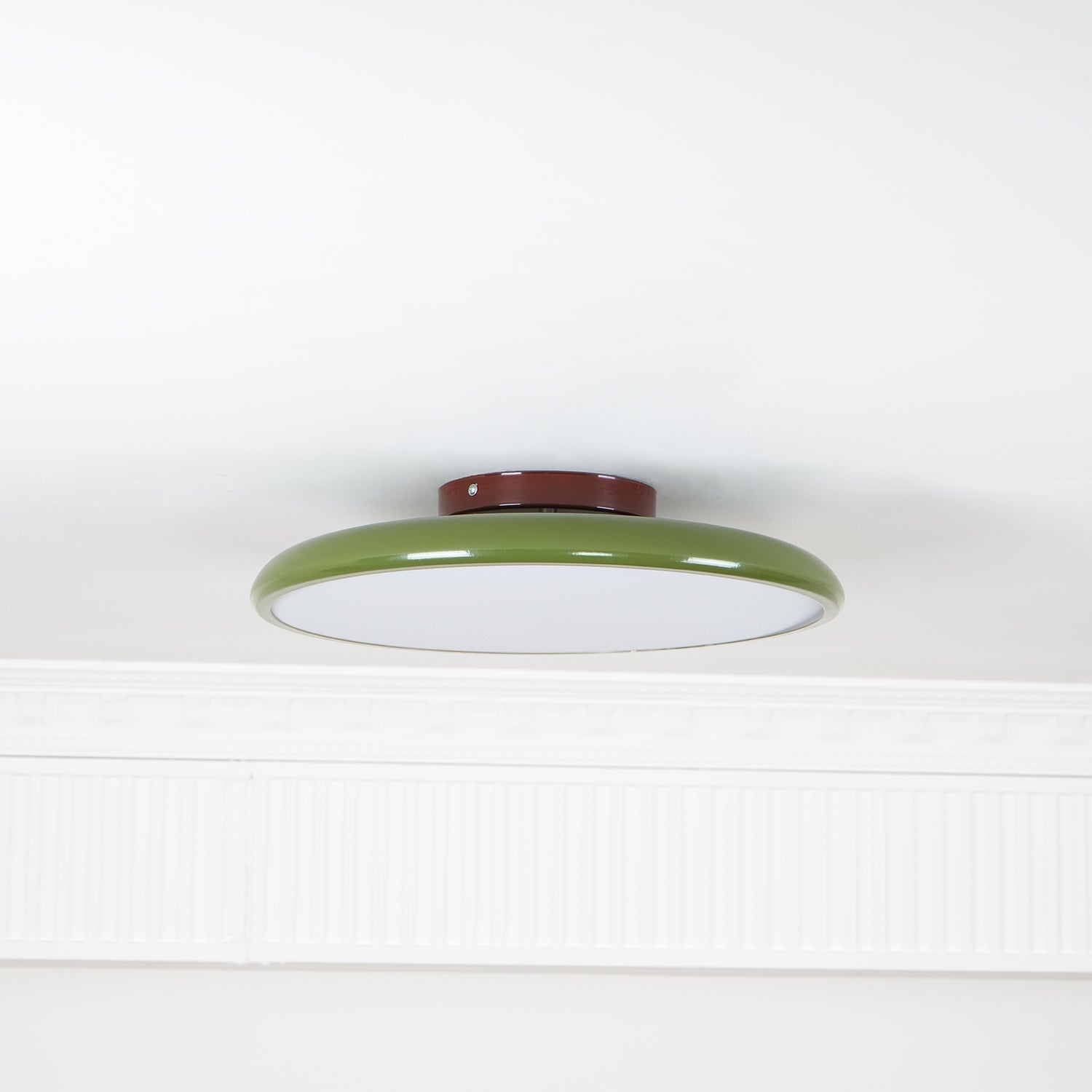 Slim Disc Tilting LED Semi-Flush Ceiling Light - Arrielight