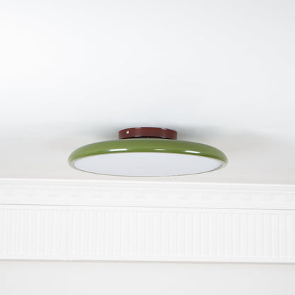 Slim Disc Tilting LED Semi-Flush Ceiling Light - Arrielight