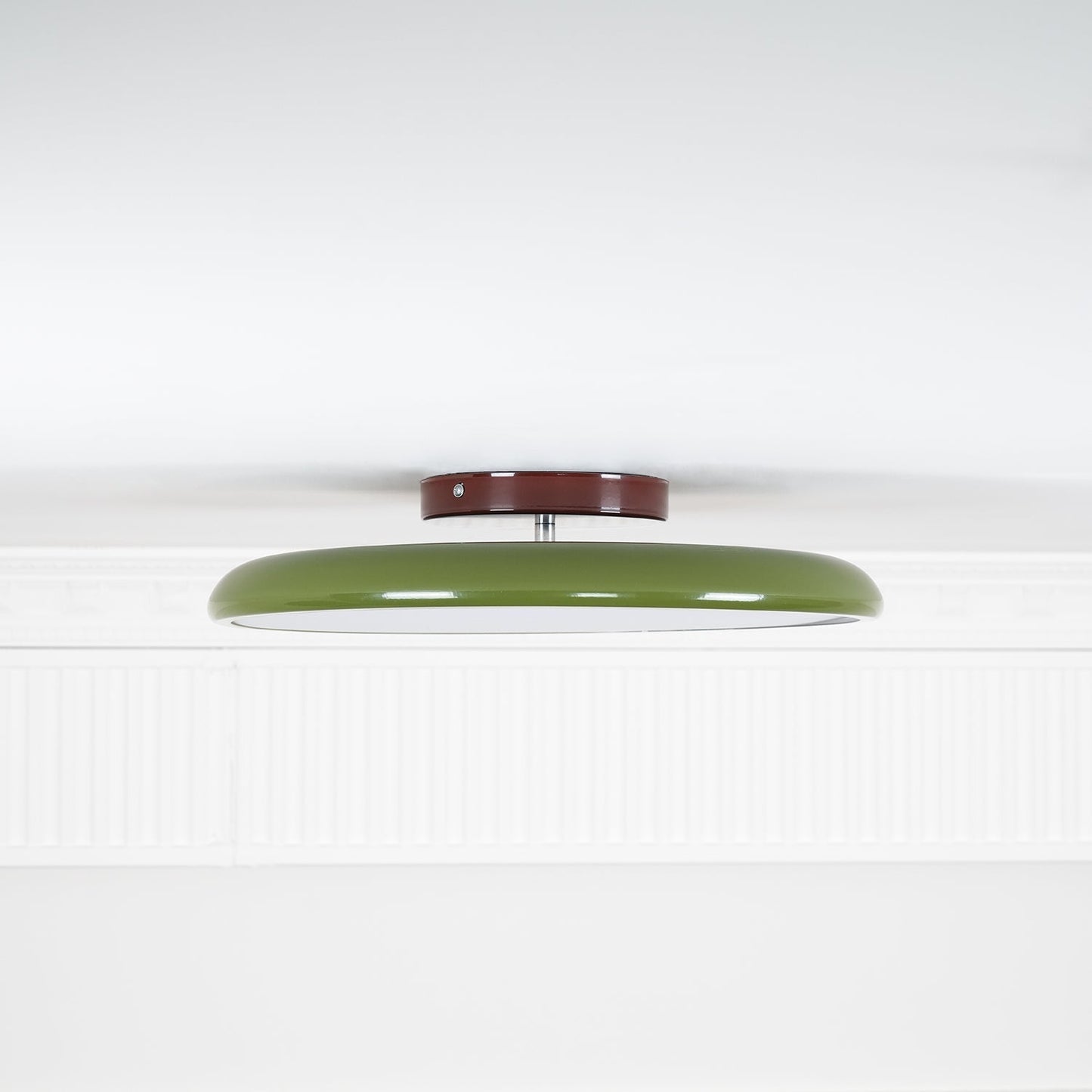 Slim Disc Tilting LED Semi-Flush Ceiling Light - Arrielight