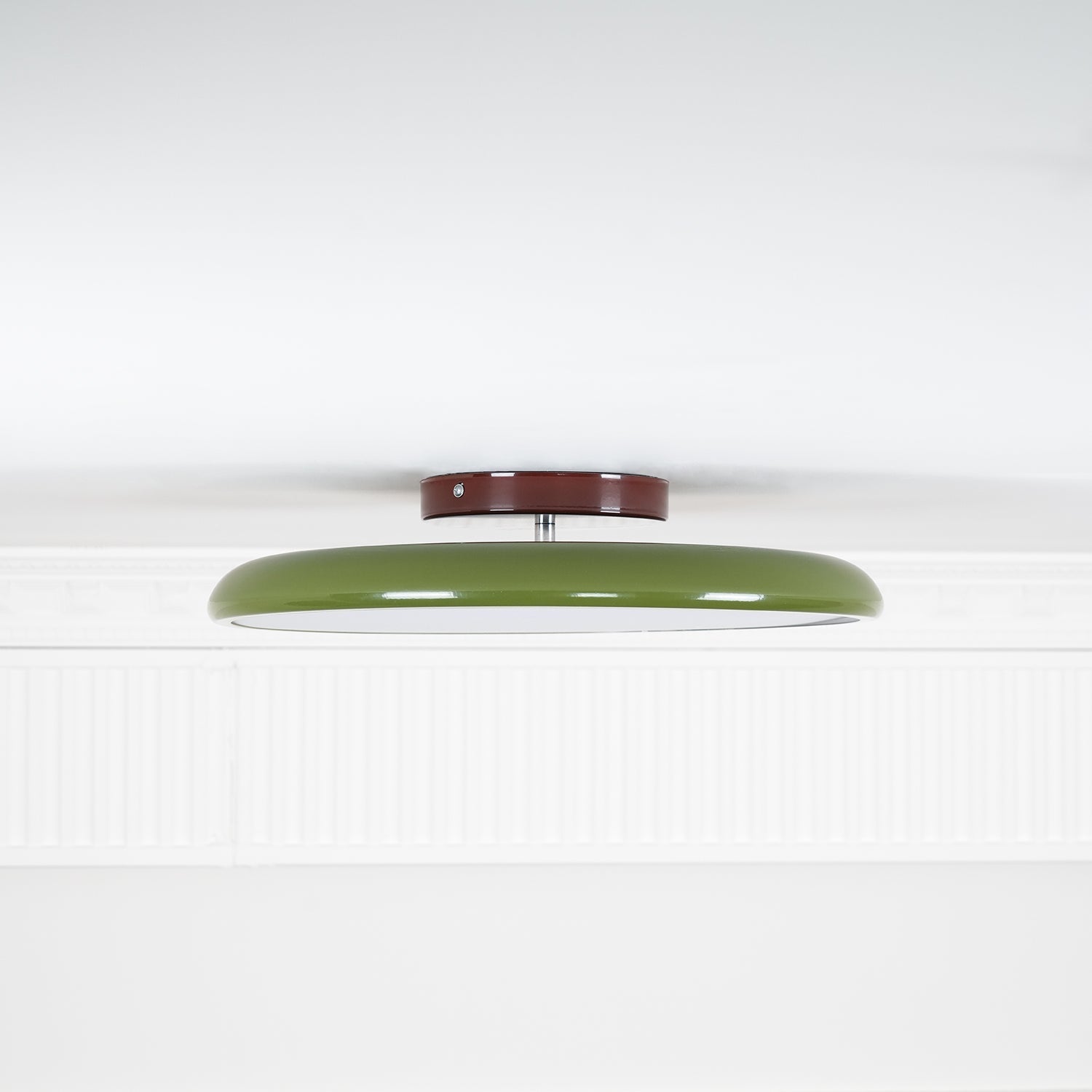 Slim Disc Tilting LED Semi-Flush Ceiling Light - Arrielight