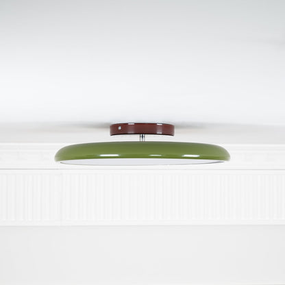 Slim Disc Tilting LED Semi-Flush Ceiling Light - Arrielight