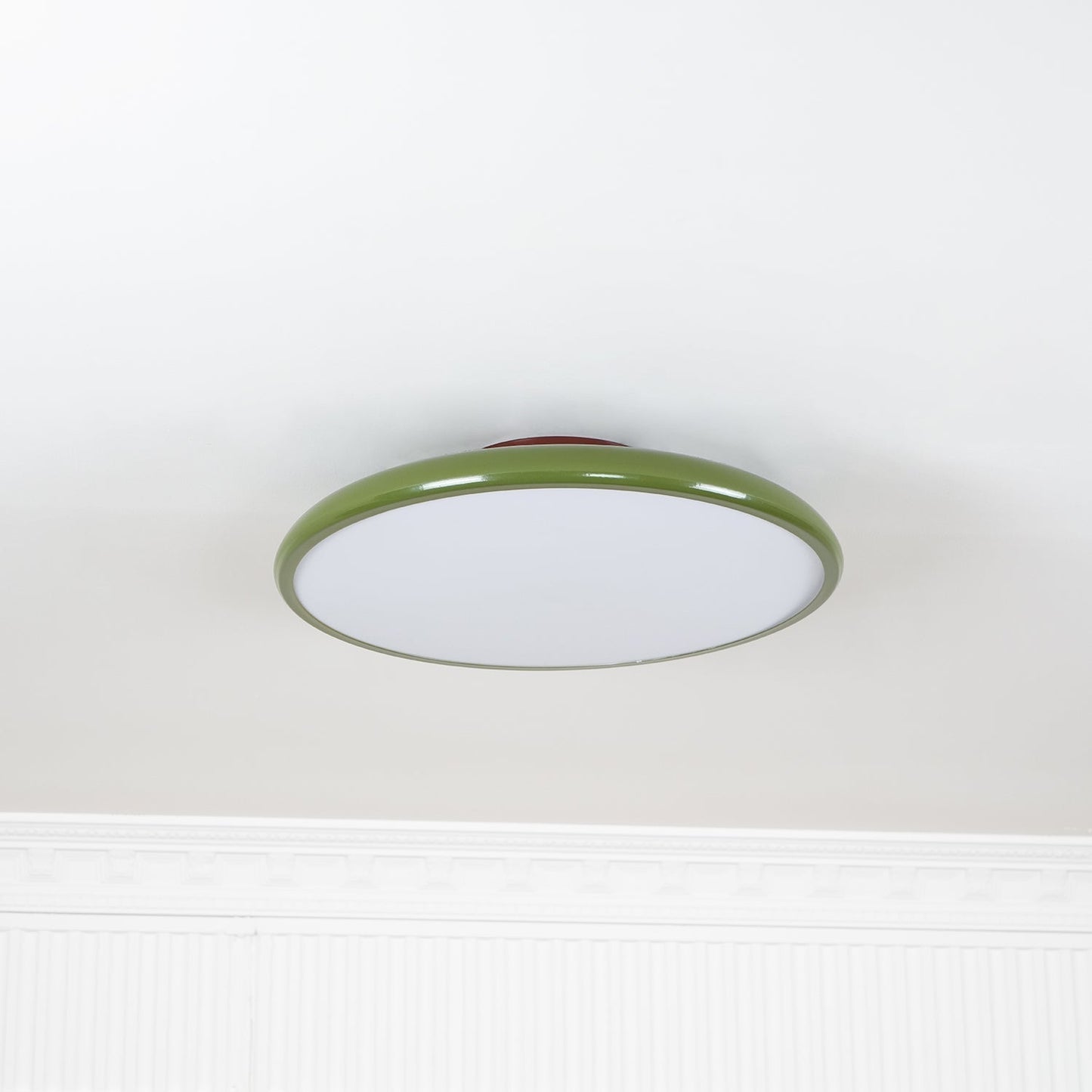 Slim Disc Tilting LED Semi-Flush Ceiling Light - Arrielight