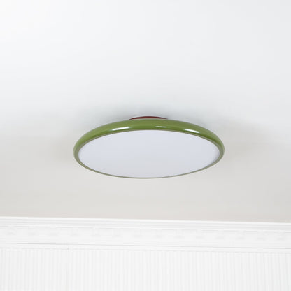 Slim Disc Tilting LED Semi-Flush Ceiling Light - Arrielight