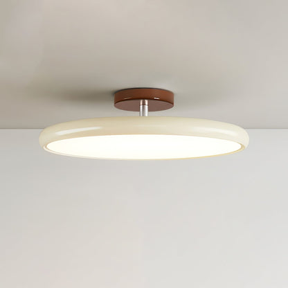 Slim Disc Tilting LED Semi-Flush Ceiling Light - Arrielight