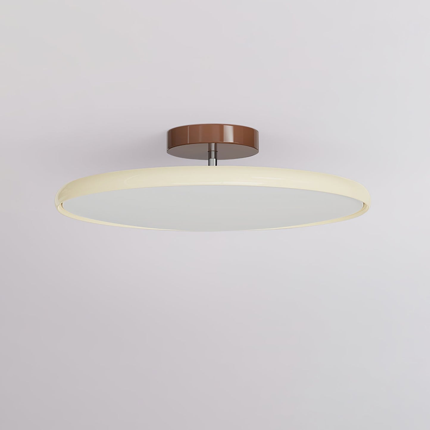 Slim Disc Tilting LED Semi-Flush Ceiling Light - Arrielight